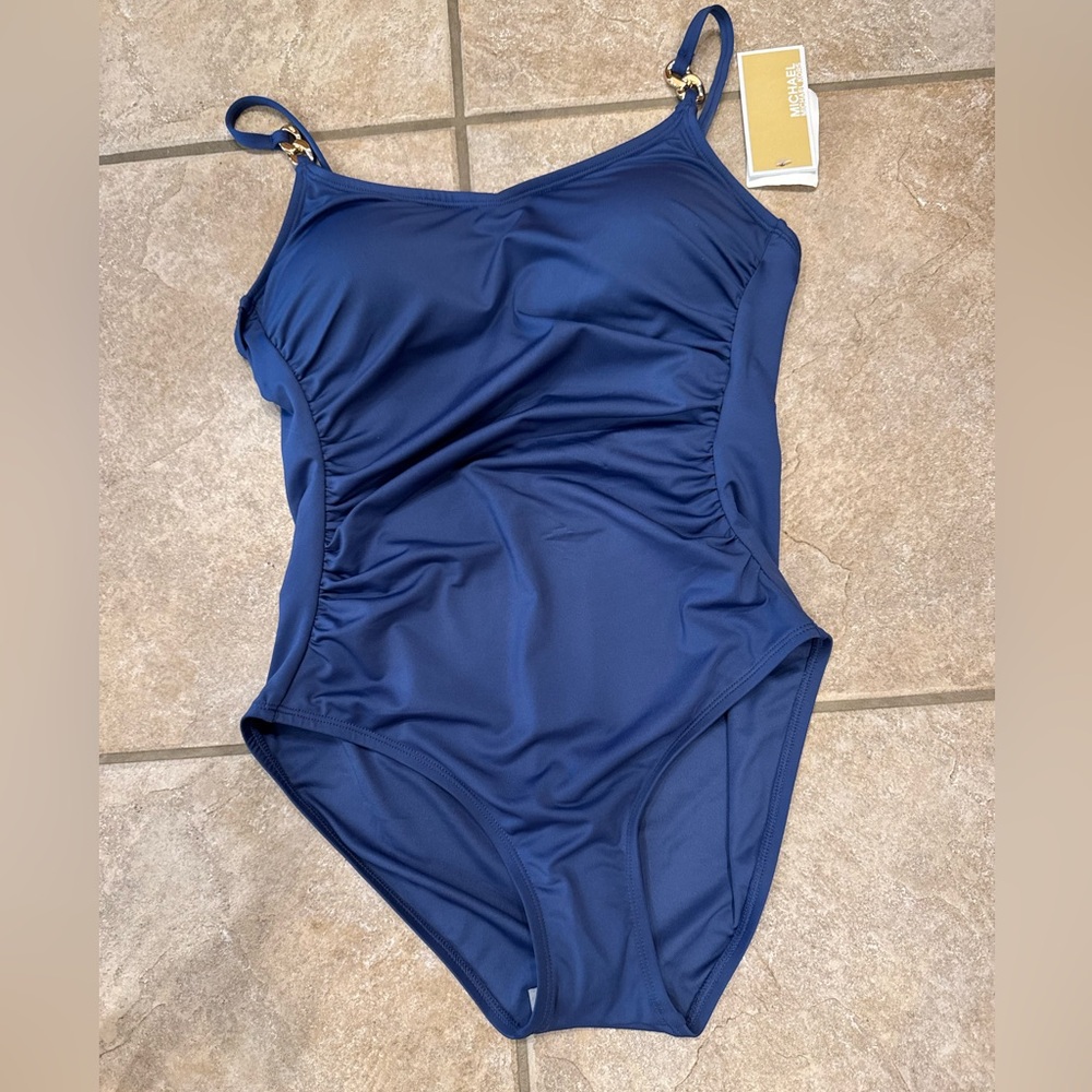 MICHAEL Michael Kors Navy One-Piece Swimsuit